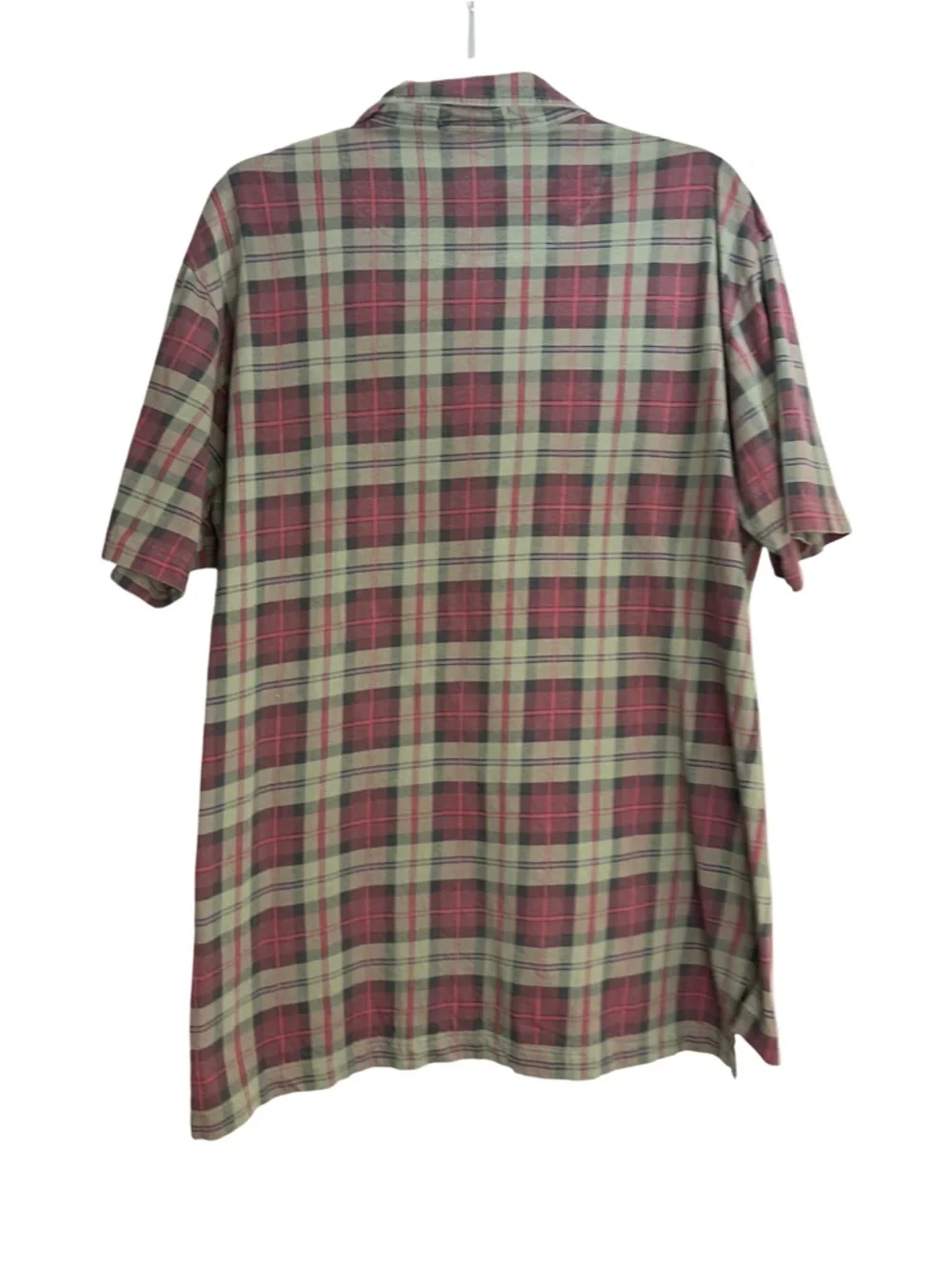Ralph Lauren Plaid Polo in Green and Red